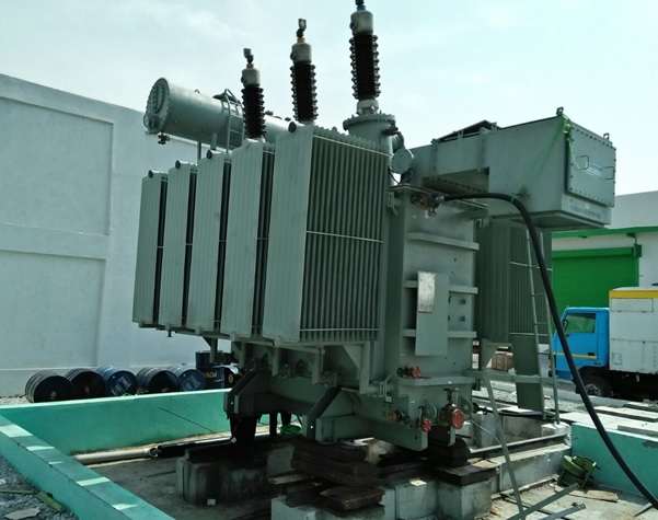 Oil Filtration of 9MVA, 66kV/11kV Transformer