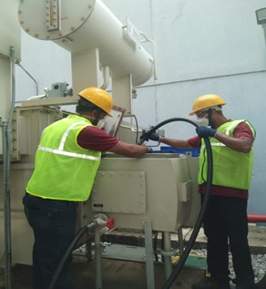 Servicing at site